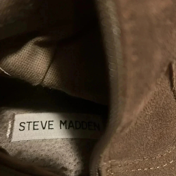 Steve Madden over the knee tan suede leather boots size 6.5 - Picture 5 of 7